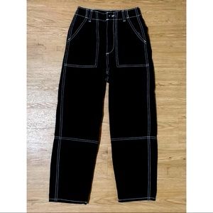 H&M black cargo pants